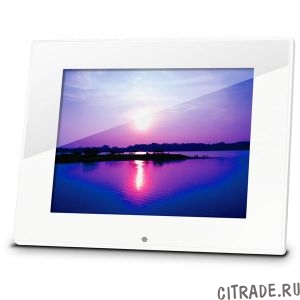 Цифровая фоторамка Digma TFT 8" PF-802 white 2Gb 800x600 JPEG?MP3?WMA ДУ