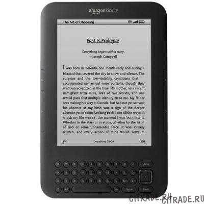 Электронная книга Amazon Kindle 3 Wi-Fi 