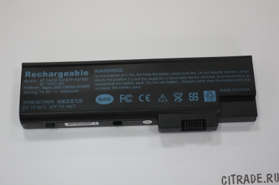 Аккумуляторная батарея Acer AC4000, Aspire 1410, 1640, 1680, 3630, 5600, Extensa 3000, 4100 TravelMate 2300, 4020  14.8V 4800mAh