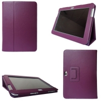 Чехол для планшета Samsung Galaxy Note N8000 кожа фиолетовый