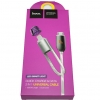 Кабель для Apple HOCO 120sm Premium Micro USB/ Lightning серый